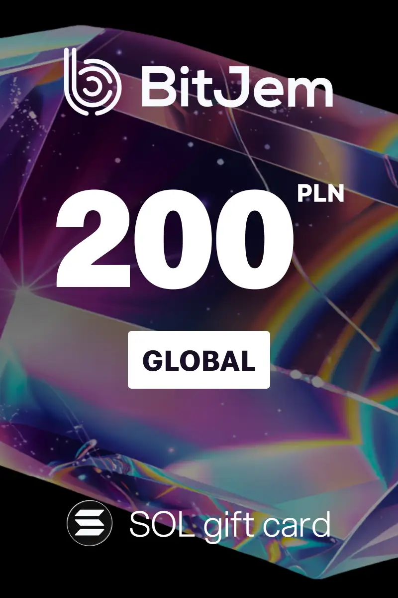 BitJem (SOL) 200 PLN Crypto Gift Card (Global) - Digital Key