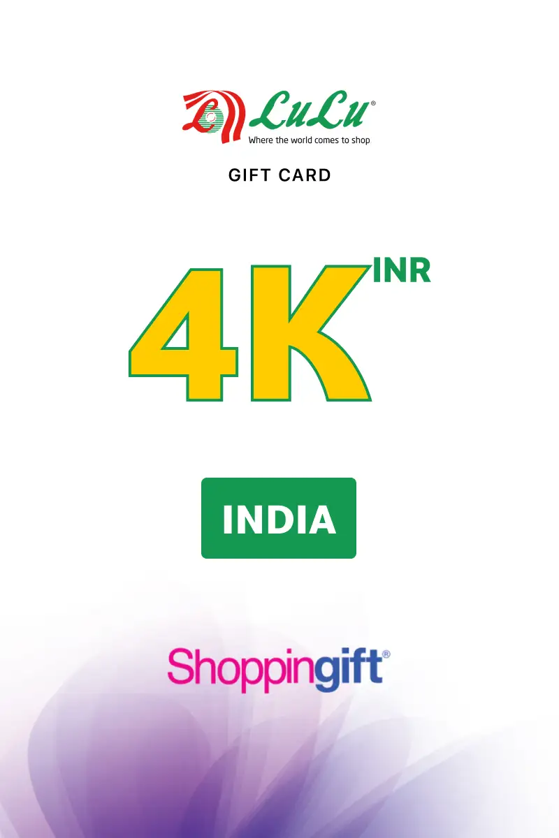 Lulu Hypermarket 4000 INR Gift Card (India) - Digital Key
