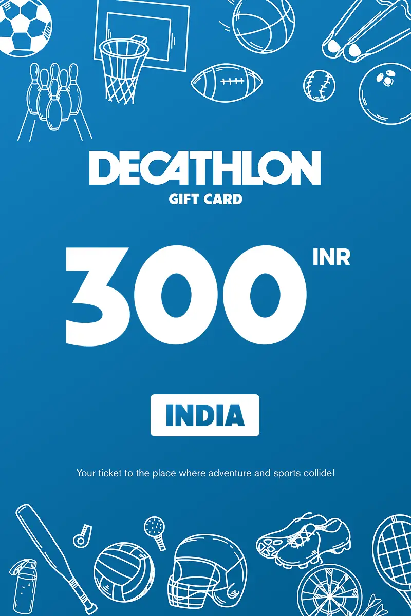 Decathlon 300 INR Gift Card (India) - Digital Key