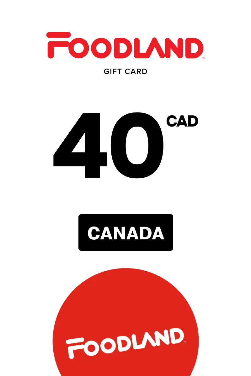 Foodland 40 CAD Gift Card (Canada) - Digital Key