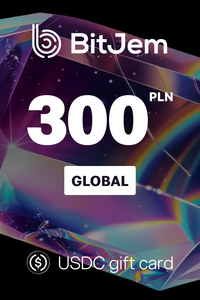 BitJem (USDC) 300 PLN Crypto Gift Card (Global) - Digital Key