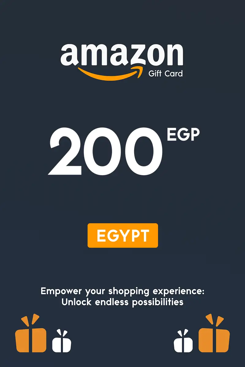 Amazon 200 EGP Gift Card (Egypt) - Digital Key