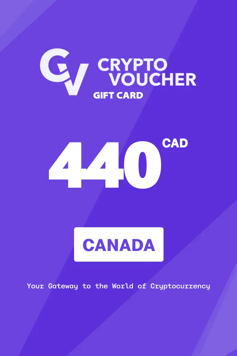 Crypto Voucher 440 CAD Gift Card (Canada) - Digital Key