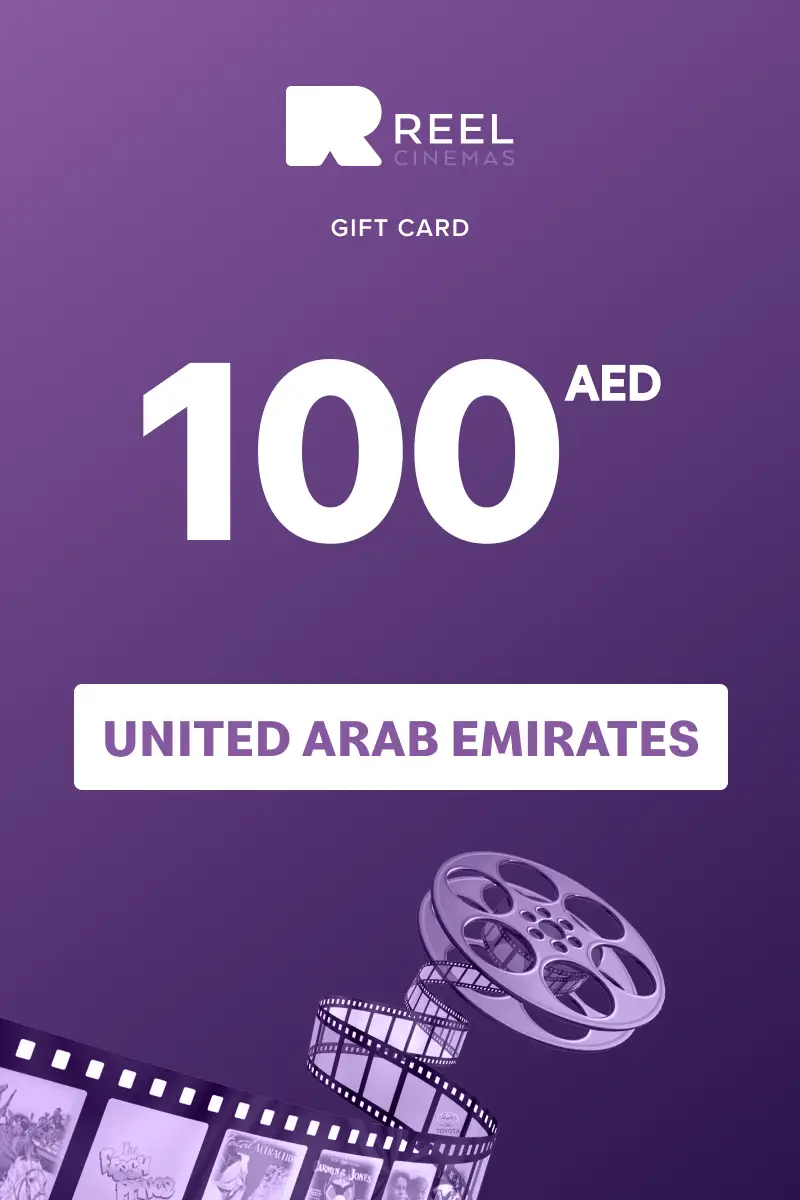 Buy Reel Cinema 100 AED Gift Card (United Arab Emirates) Digital Key