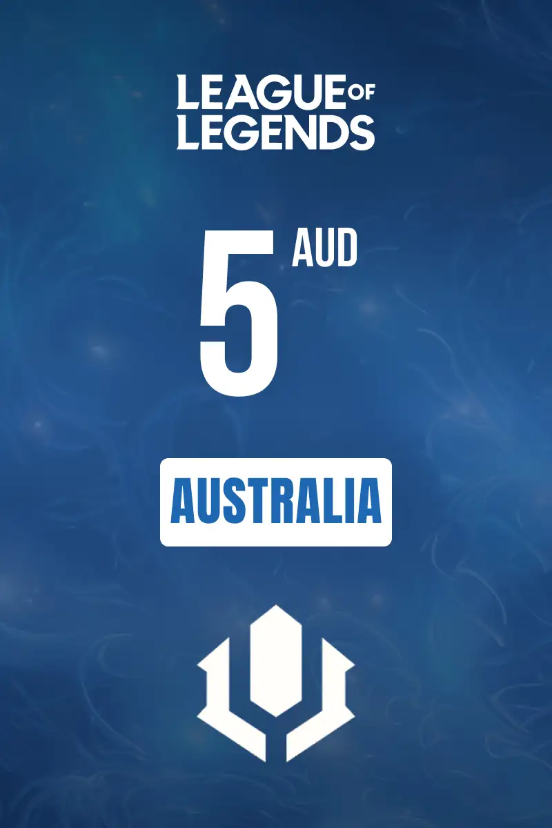 League of Legends 5 AUD Gift Card (Australia) - Digital Key