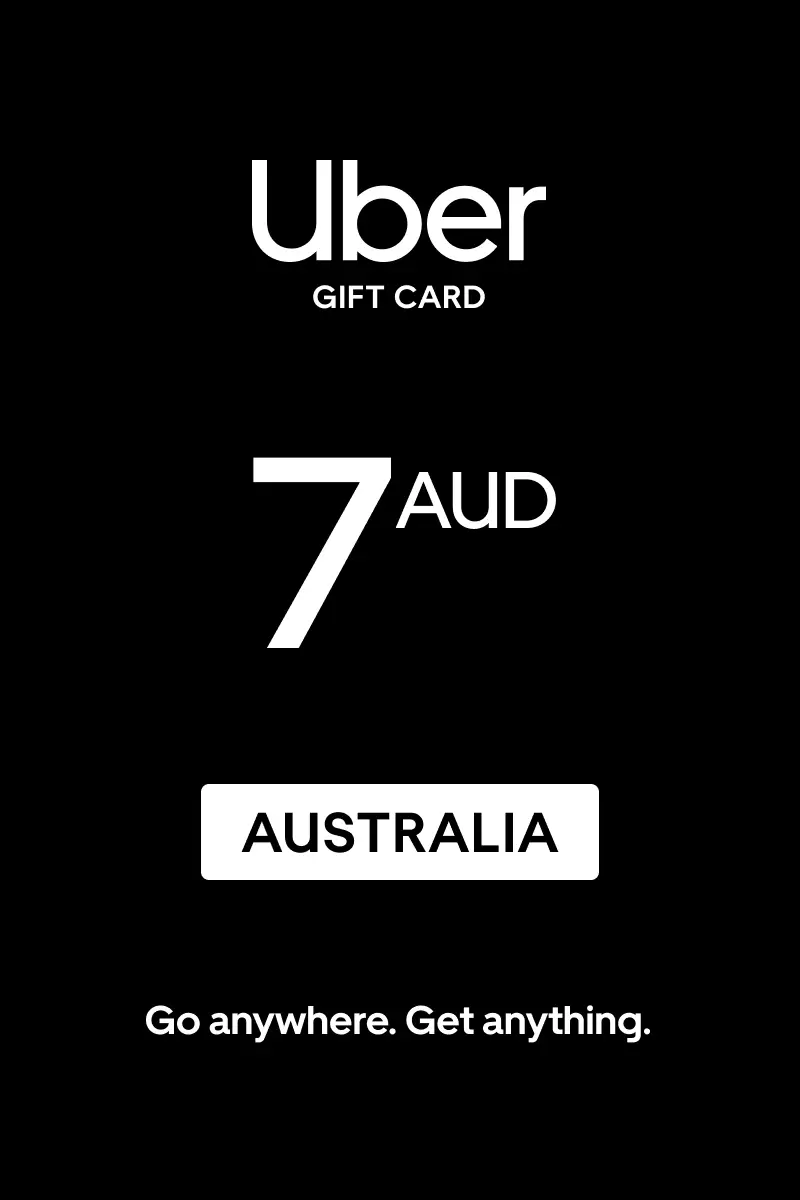 Uber 7 AUD Gift Card (Australia) - Digital Key