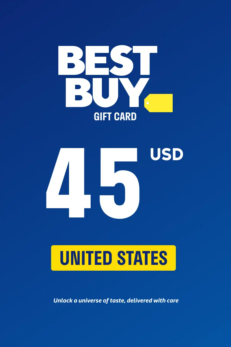 Best Buy 45 USD Gift Card (United States) - Digital Key