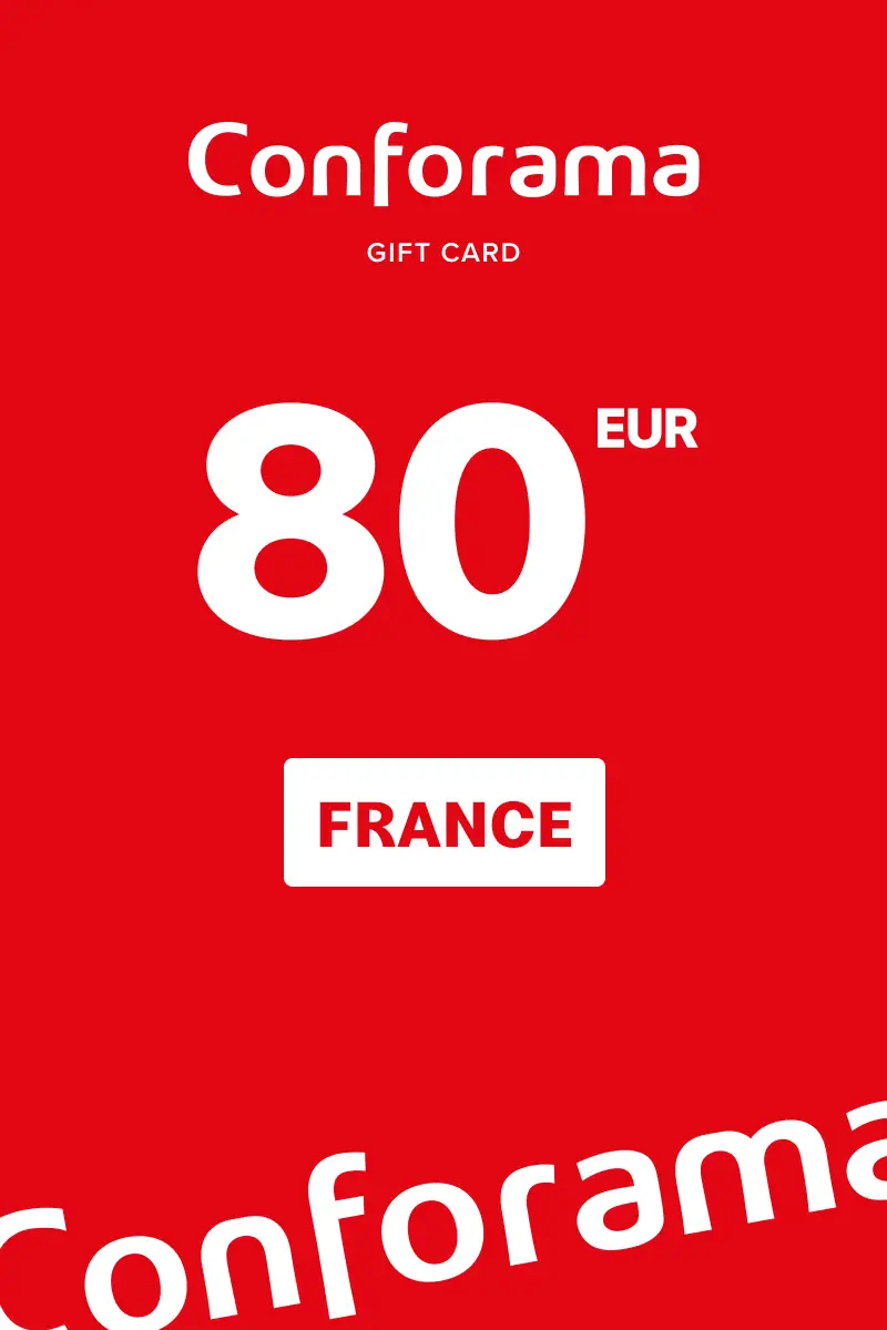 Conforama 80 EUR Gift Card (France) - Digital Key