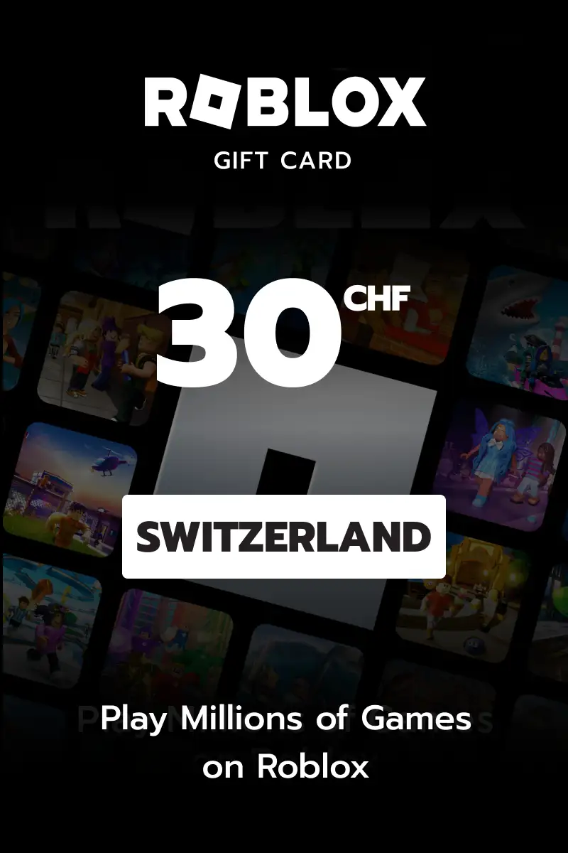 Roblox 30 CHF Gift Card (Switzerland) - Digital Key