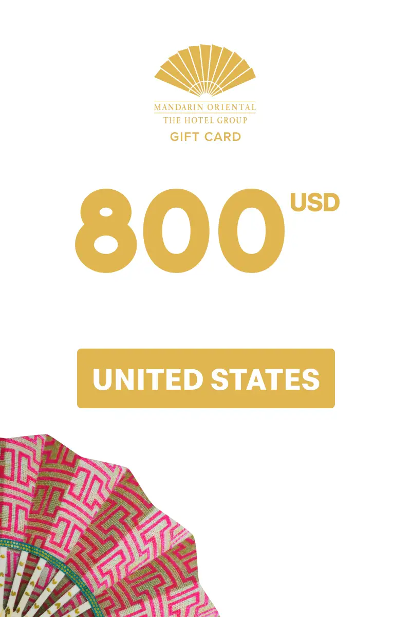 Mandarin Oriental Hotel Group 800 USD Gift Card (United States) - Digital Key