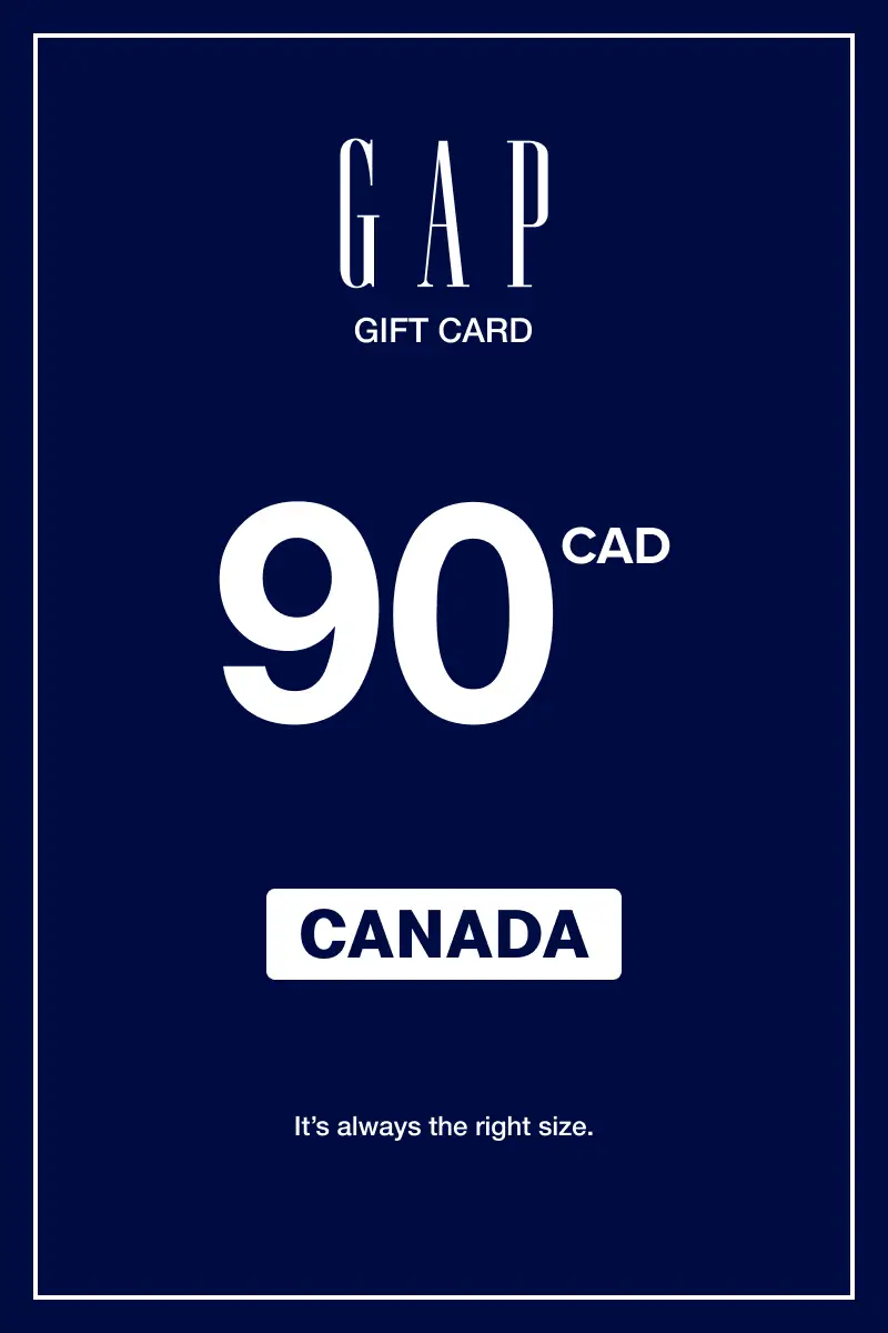 Gap 90 CAD Gift Card (Canada) - Digital Key