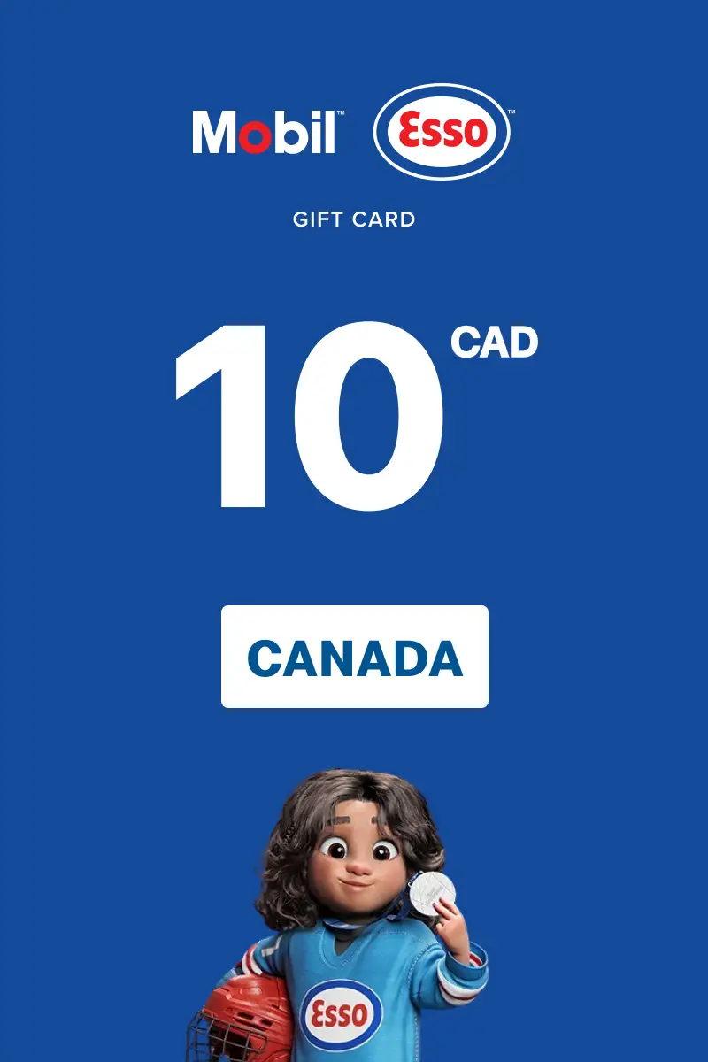 Esso and Mobil 10 CAD Gift Card (Canada) - Digital Key