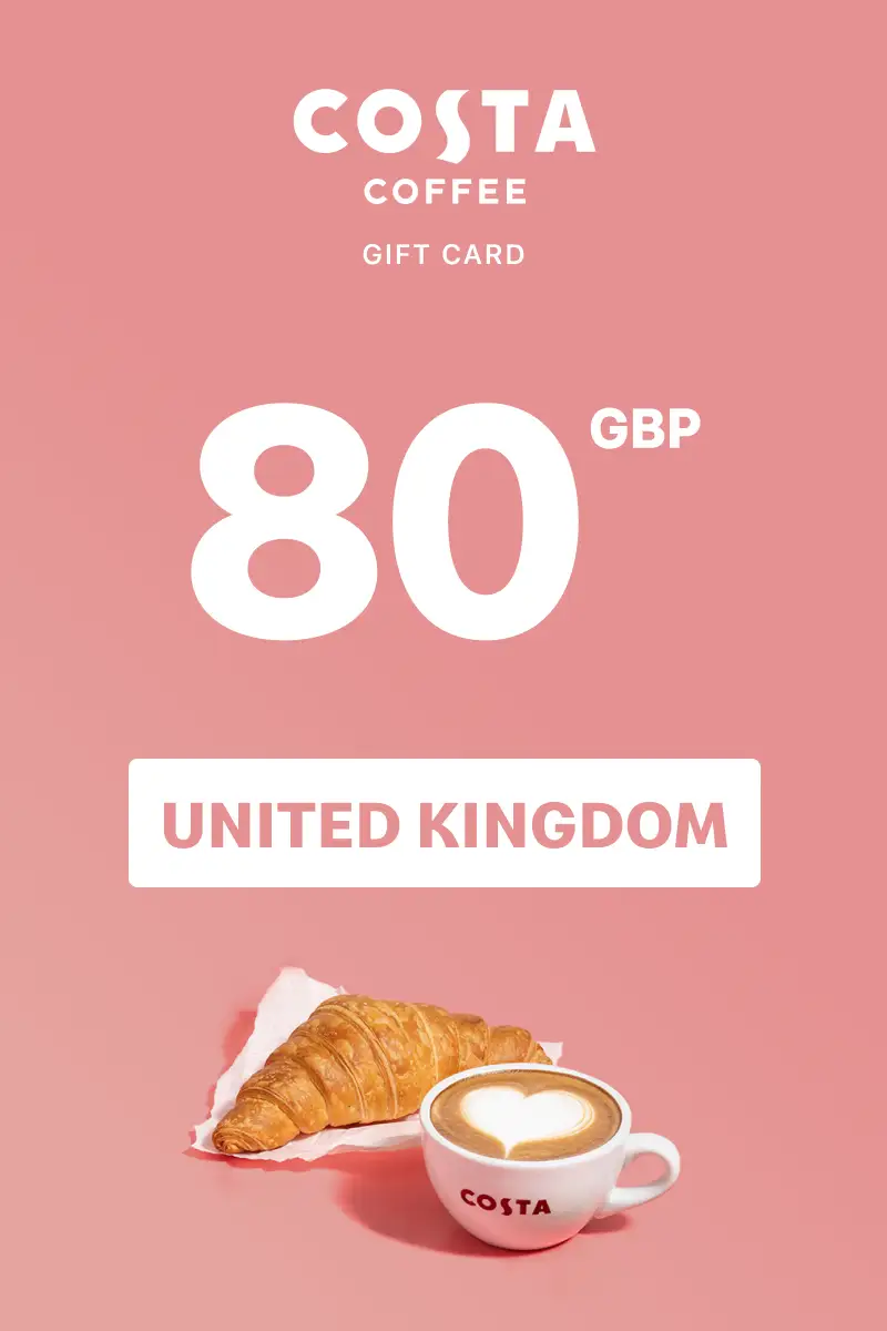 Costa Coffee 80 GBP Gift Card (United Kingdom) - Digital Key