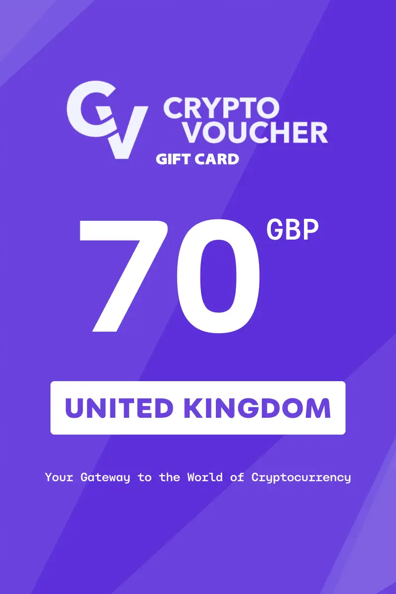 Crypto Voucher 70 GBP Gift Card (United Kingdom) - Digital Key