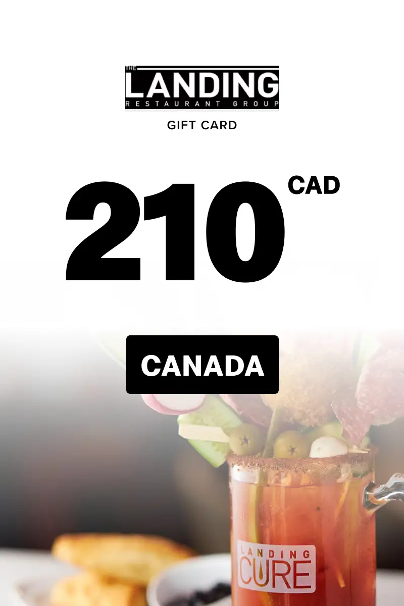 The Landing Group of Restaurants 210 CAD Gift Card (Canada) - Digital Key