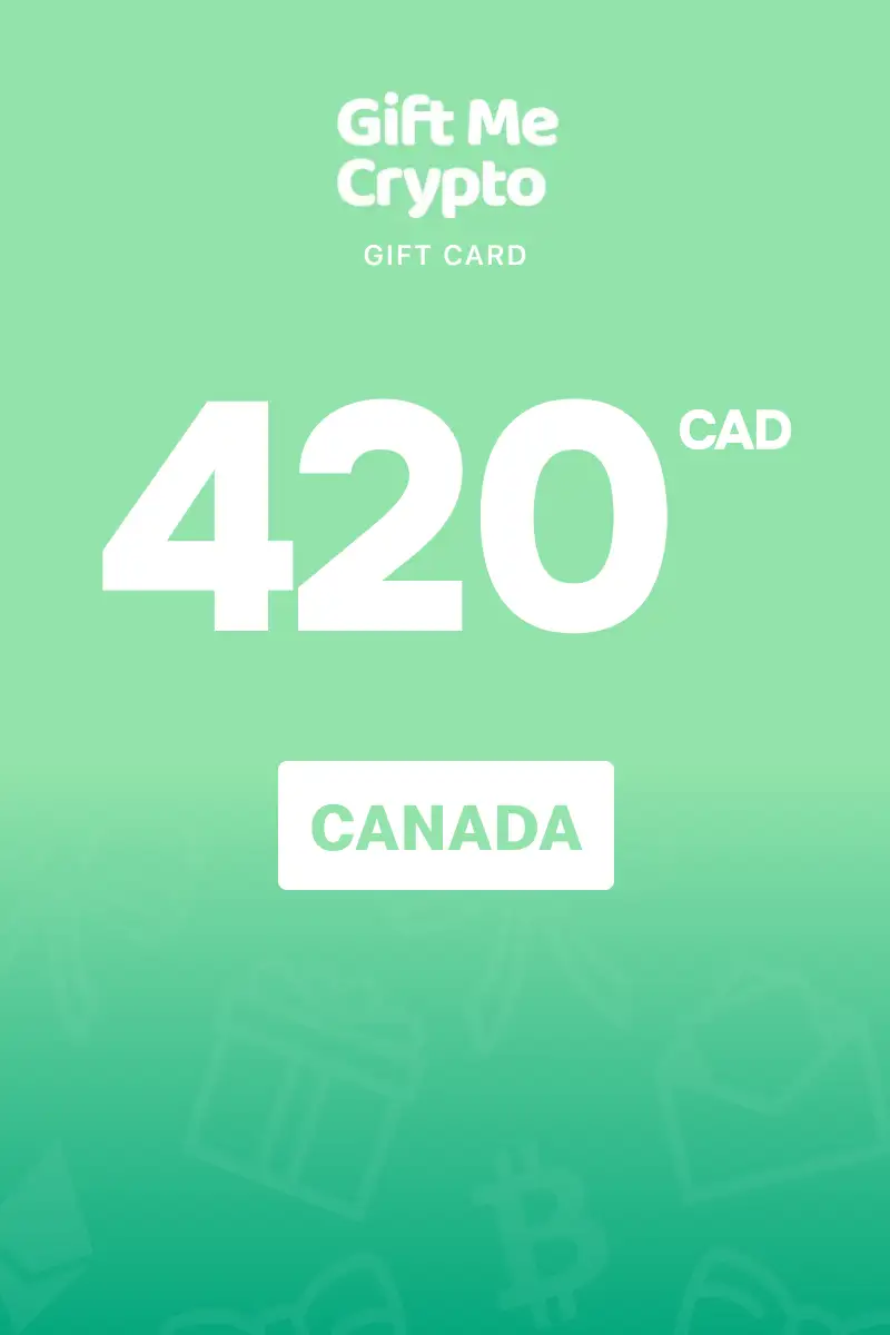 Gift Me Crypto 420 CAD Gift Card (Canada) - Digital Key
