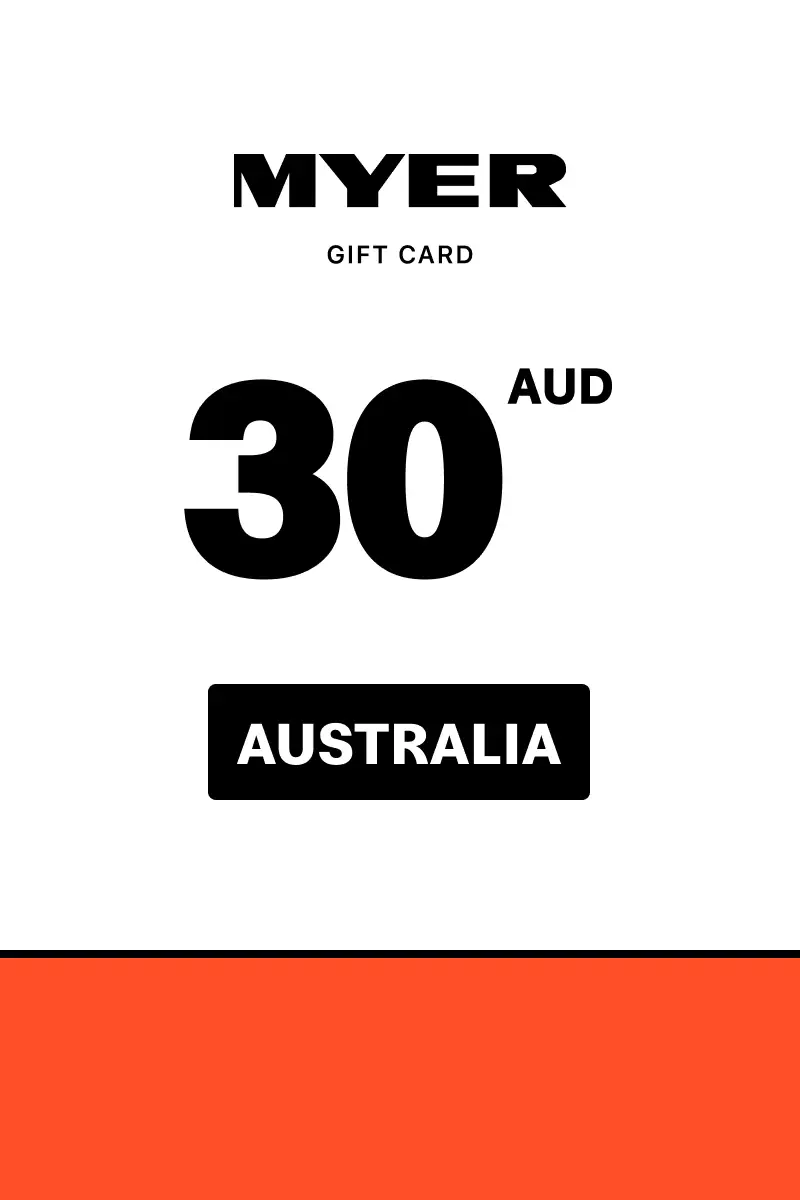 Myer 30 AUD Gift Card (Australia) - Digital Key