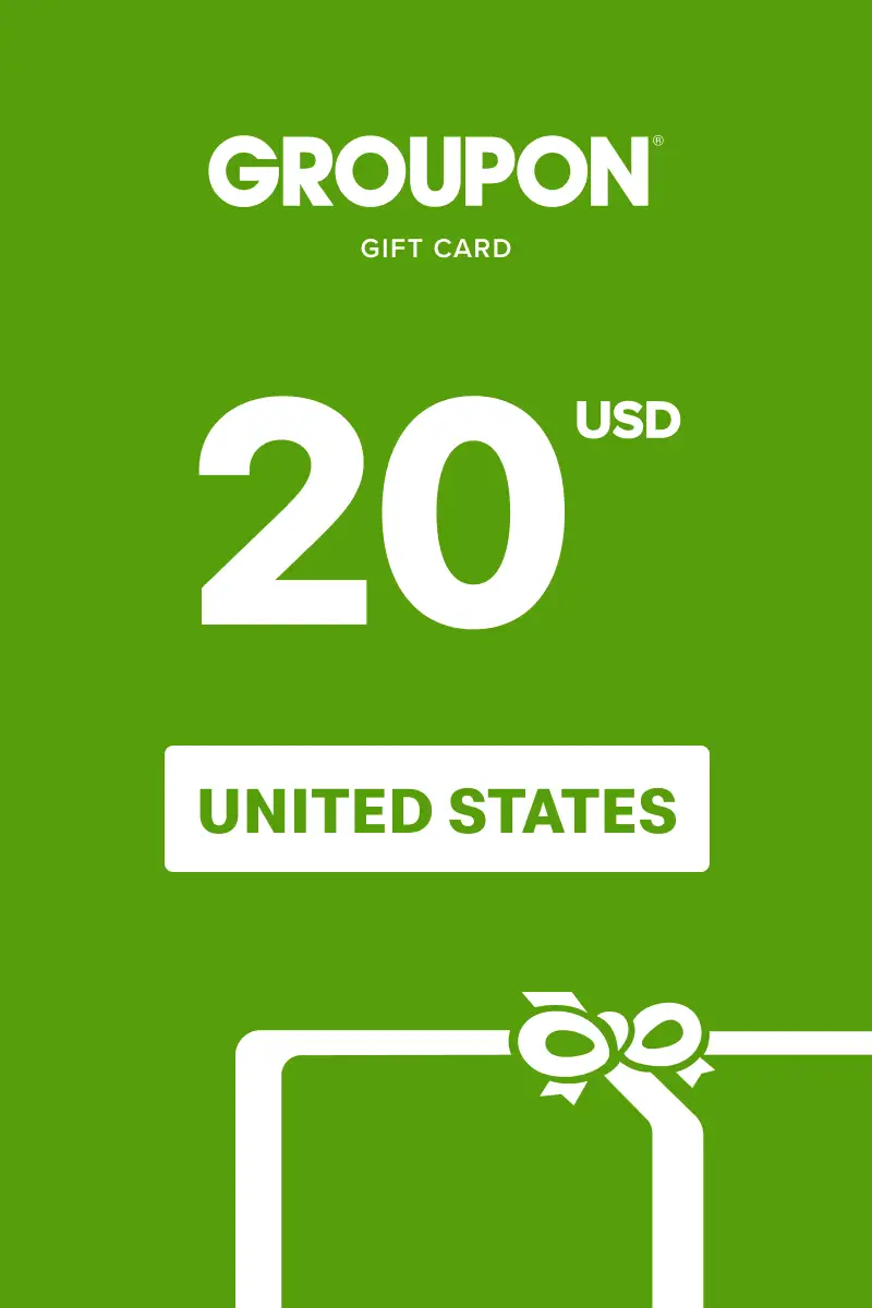 Groupon 20 USD Gift Card (United States) - Digital Key