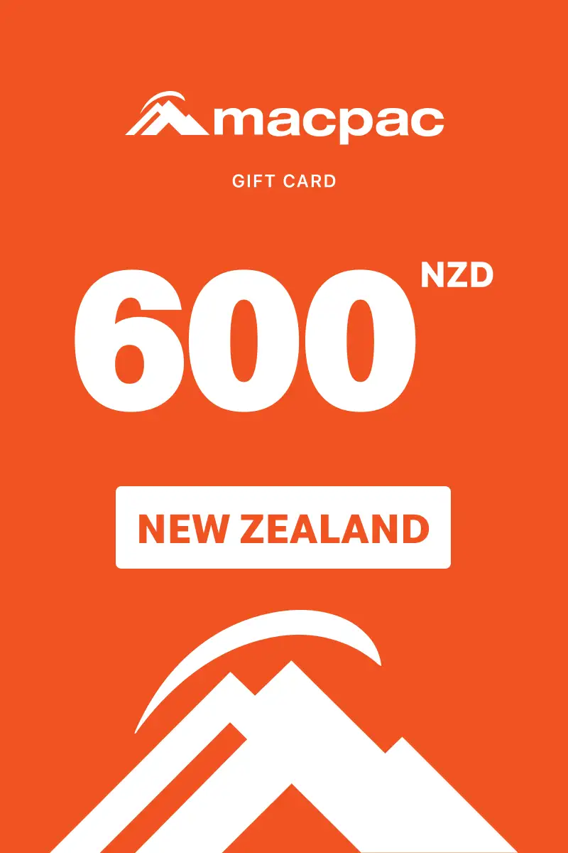 Macpac 600 NZD Gift Card (New Zealand) - Digital Key