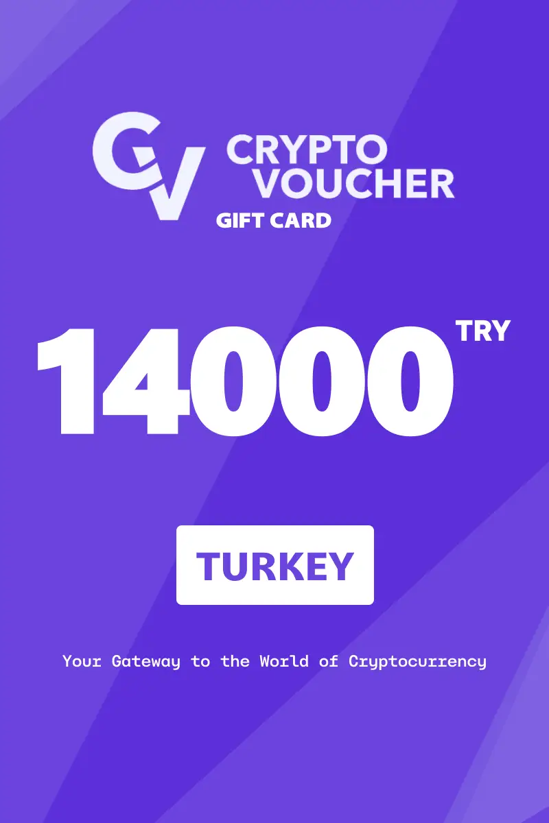 Crypto Voucher 14000 TRY Gift Card (Turkey) - Digital Key