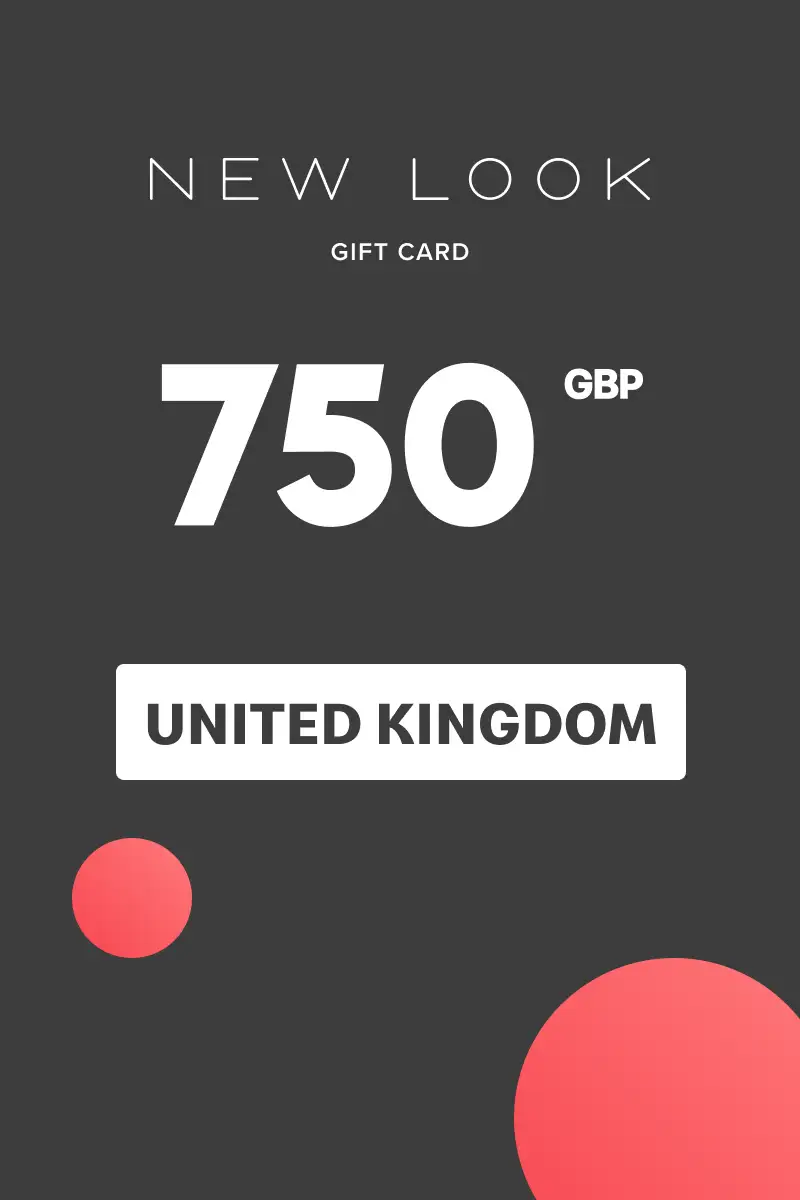 New Look 750 GBP Gift Card (United Kingdom) - Digital Key