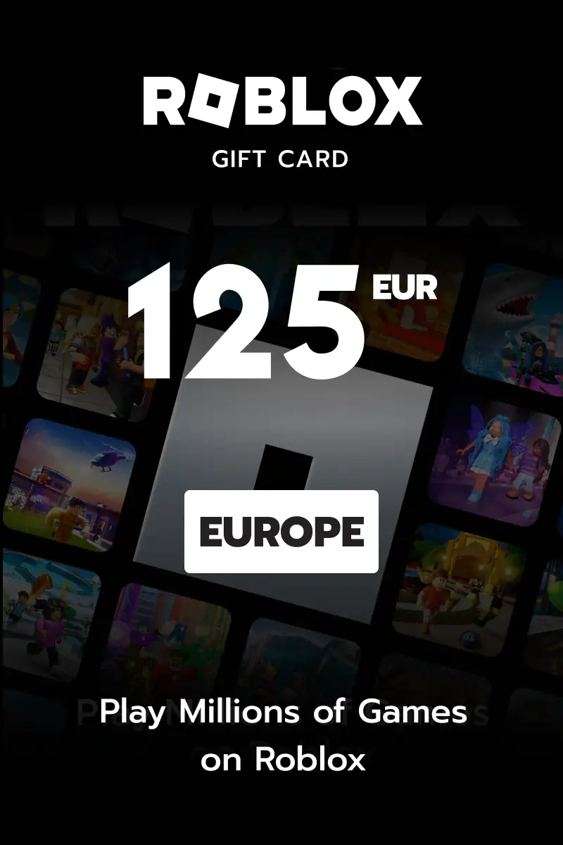 Roblox 125 EUR Gift Card (Europe) - Digital Key