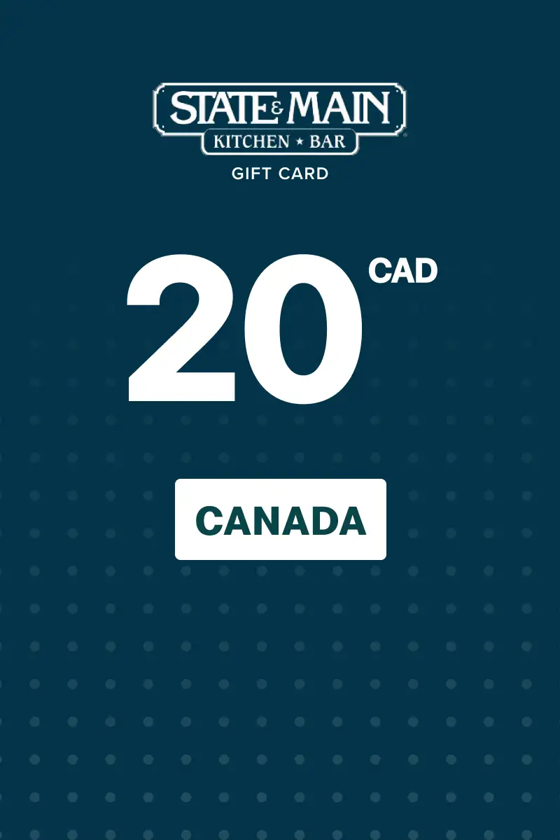 State and Main 20 CAD Gift Card (Canada) - Digital Key
