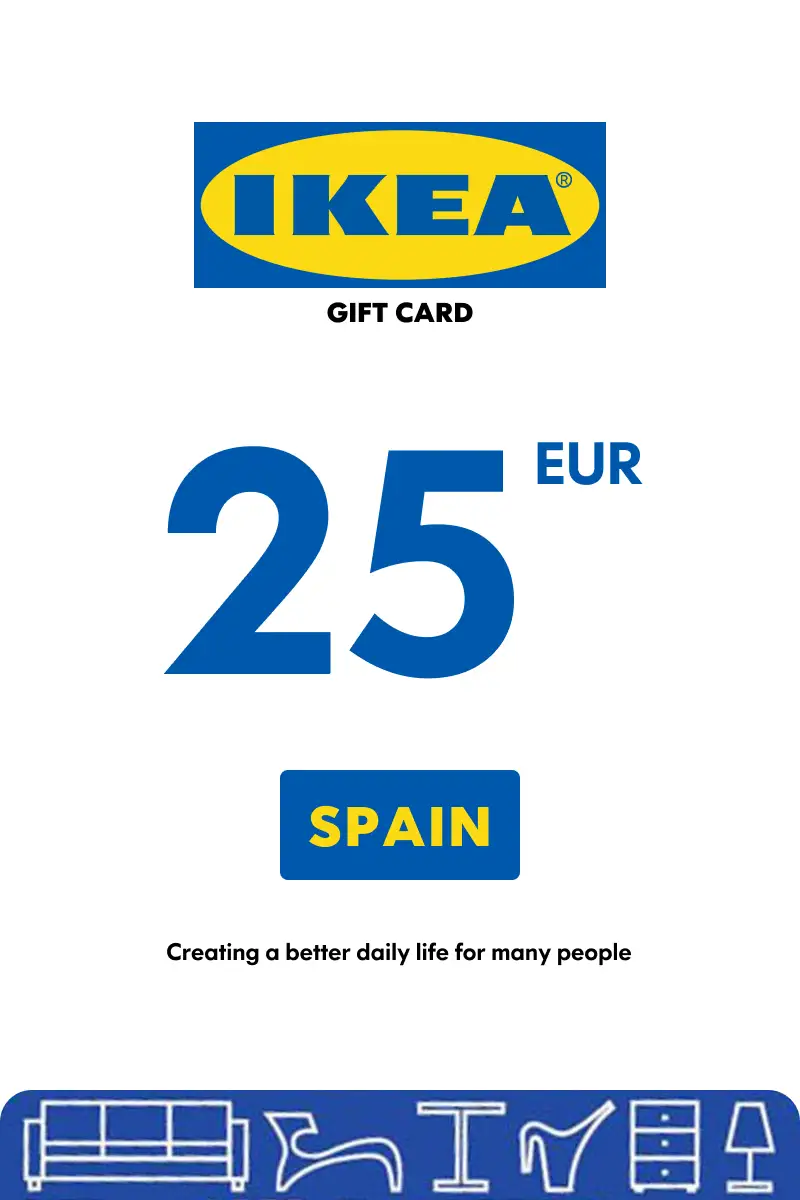 IKEA 25 EUR Gift Card (Spain) - Digital Key