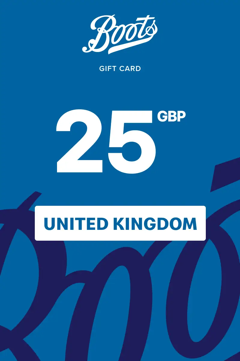 Boots 25 GBP Gift Card (United Kingdom) - Digital Key