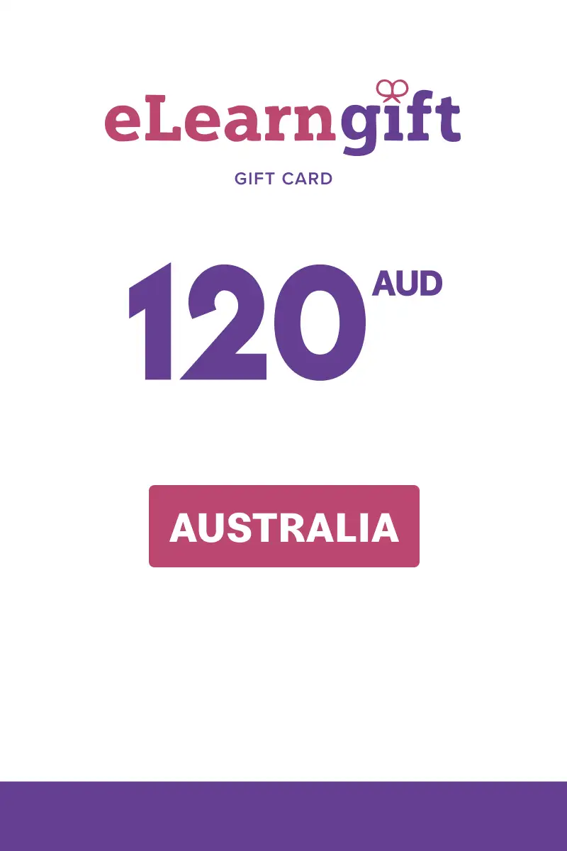 eLearnGift 120 AUD Gift Card (Australia) - Digital Key