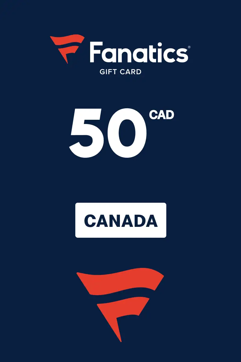 Fanatics 50 CAD Gift Card (Canada) - Digital Key