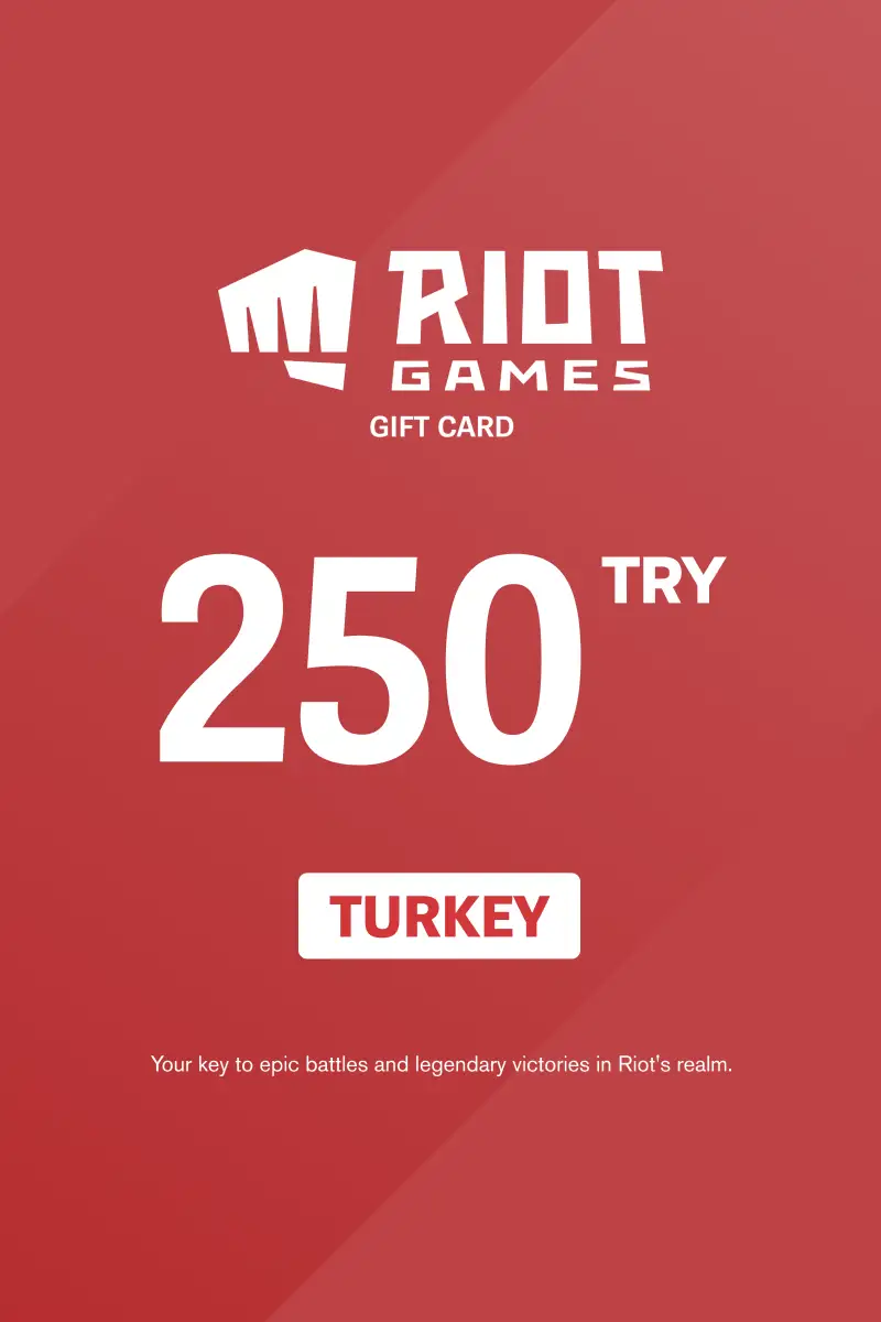 Riot Access 250 TRY Gift Card (Turkey) - Digital Key