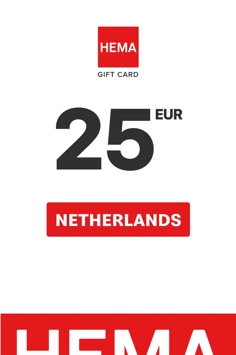 HEMA 25 EUR Gift Card (Netherlands) - Digital Key