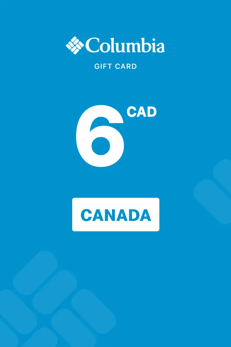 Columbia Sportswear 6 CAD Gift Card (Canada) - Digital Key
