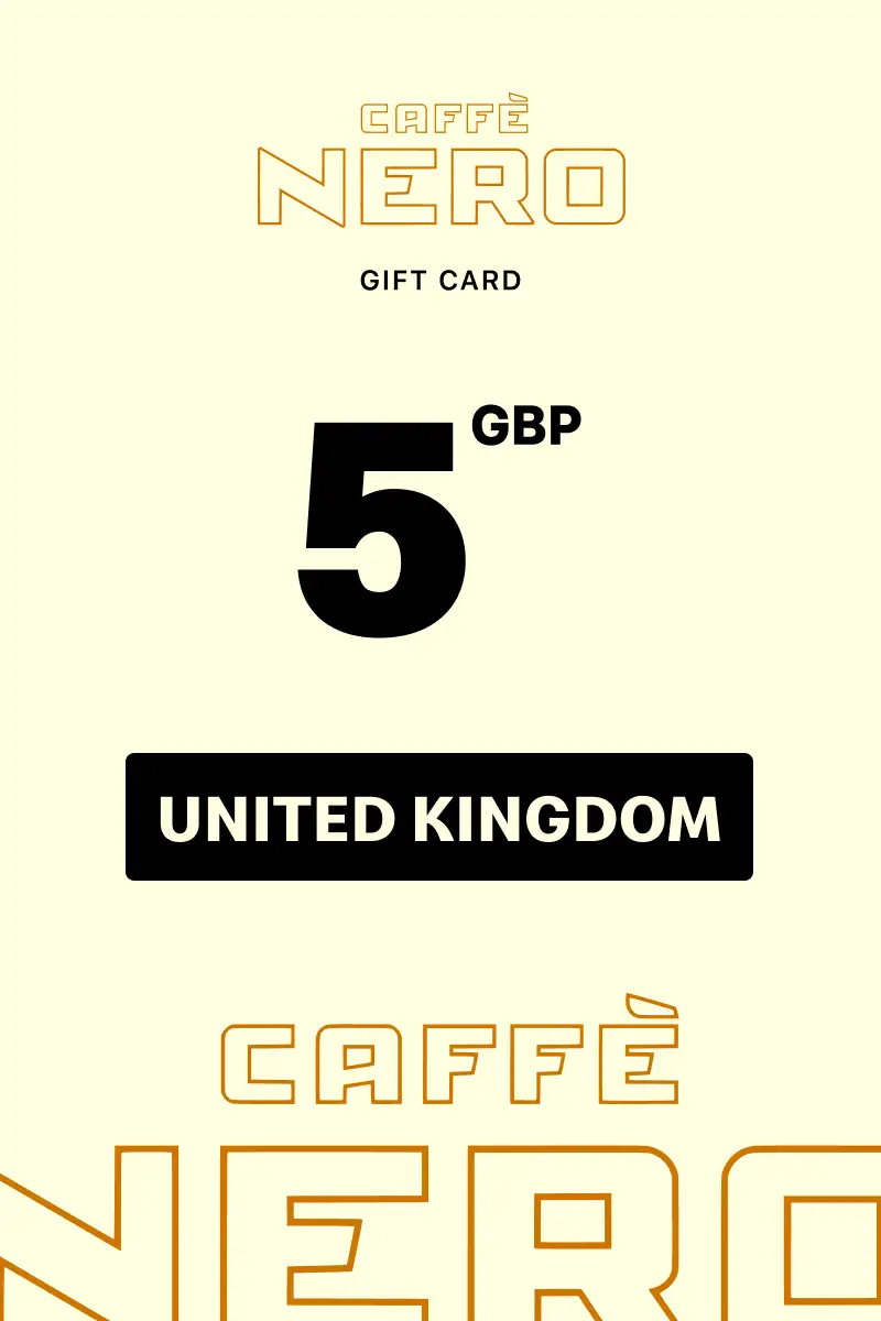 Caffè Nero 5 GBP Gift Card (United Kingdom) - Digital Key