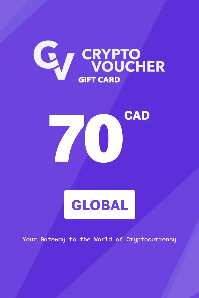 Crypto Voucher 70 CAD Gift Card (Global) - Digital Key