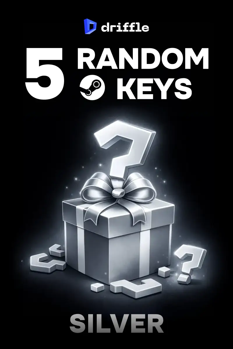 5 Random Steam Games - Silver (Global) (PC) - Steam - Digital Key