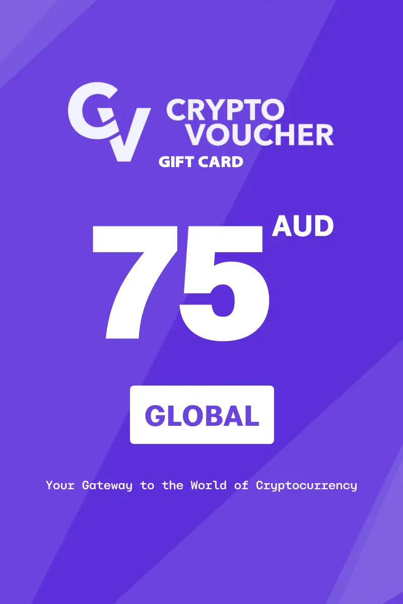 Crypto Voucher 75 AUD Gift Card (Global) - Digital Key