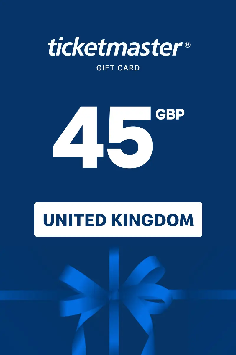 Ticketmaster 45 GBP Gift Card (United Kingdom) - Digital Key