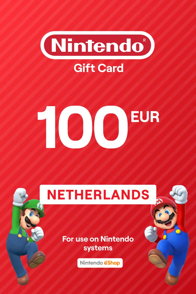 Nintendo eShop 100 EUR Gift Card (Netherlands) - Digital Key