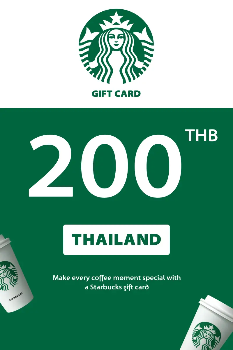 Starbucks 200 THB Gift Card (Thailand) - Digital Key
