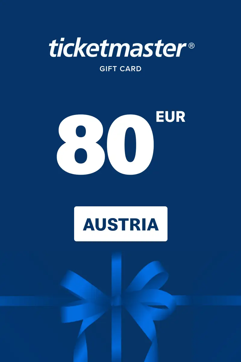Ticketmaster 80 EUR Gift Card (Austria) - Digital Key