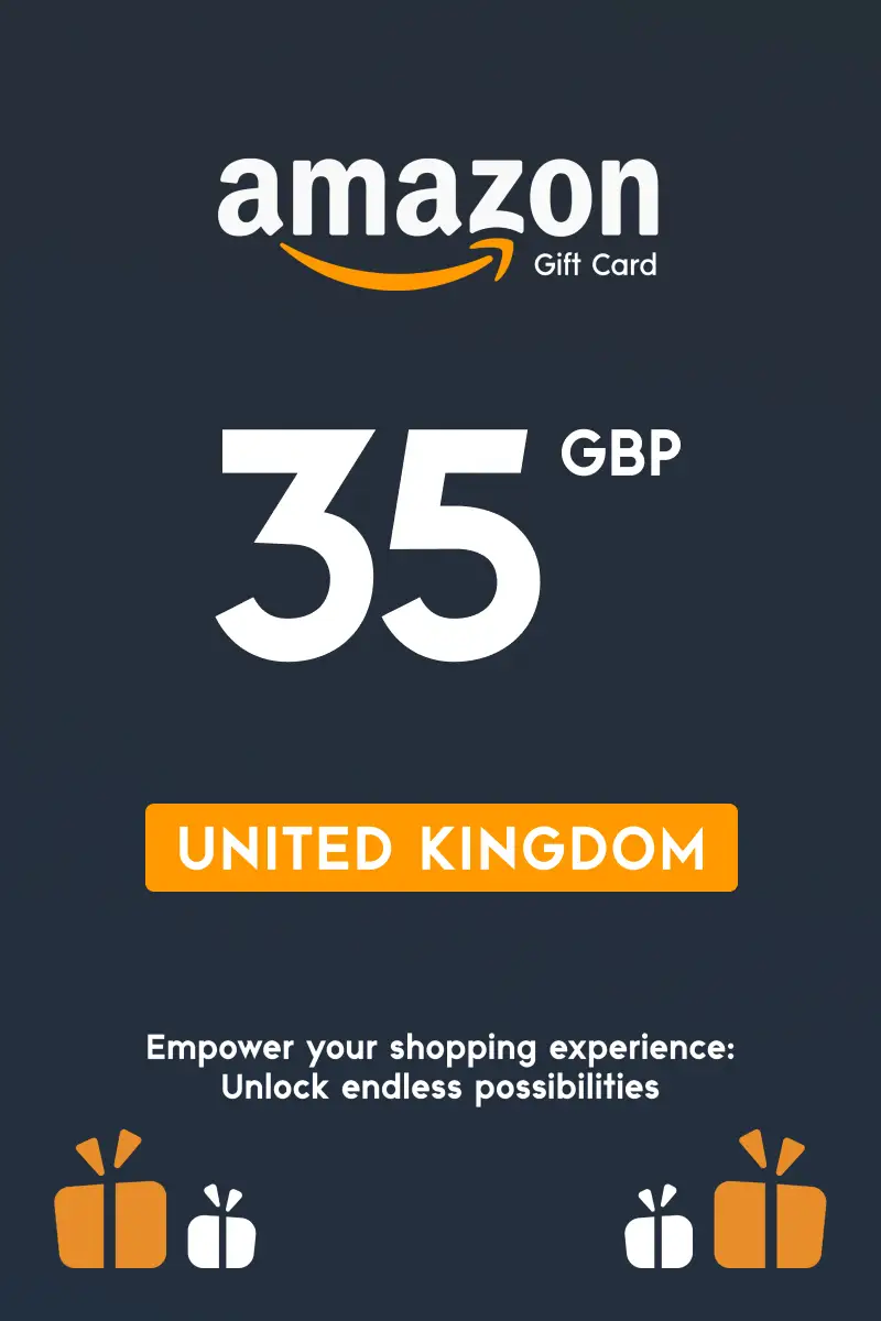 Amazon 35 GBP Gift Card (United Kingdom) - Digital Key