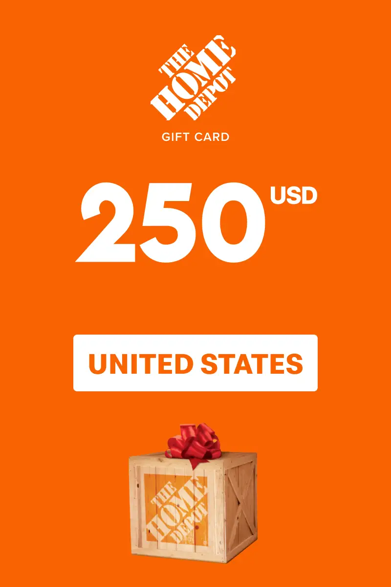 Home Depot 250 USD Gift Card (United States) - Digital Key