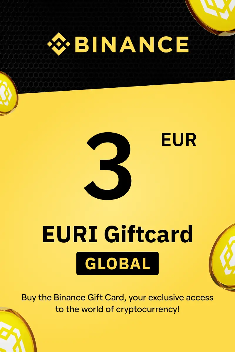 Binance (EURI) 3 EUR Gift Card (Global) - Digital Key