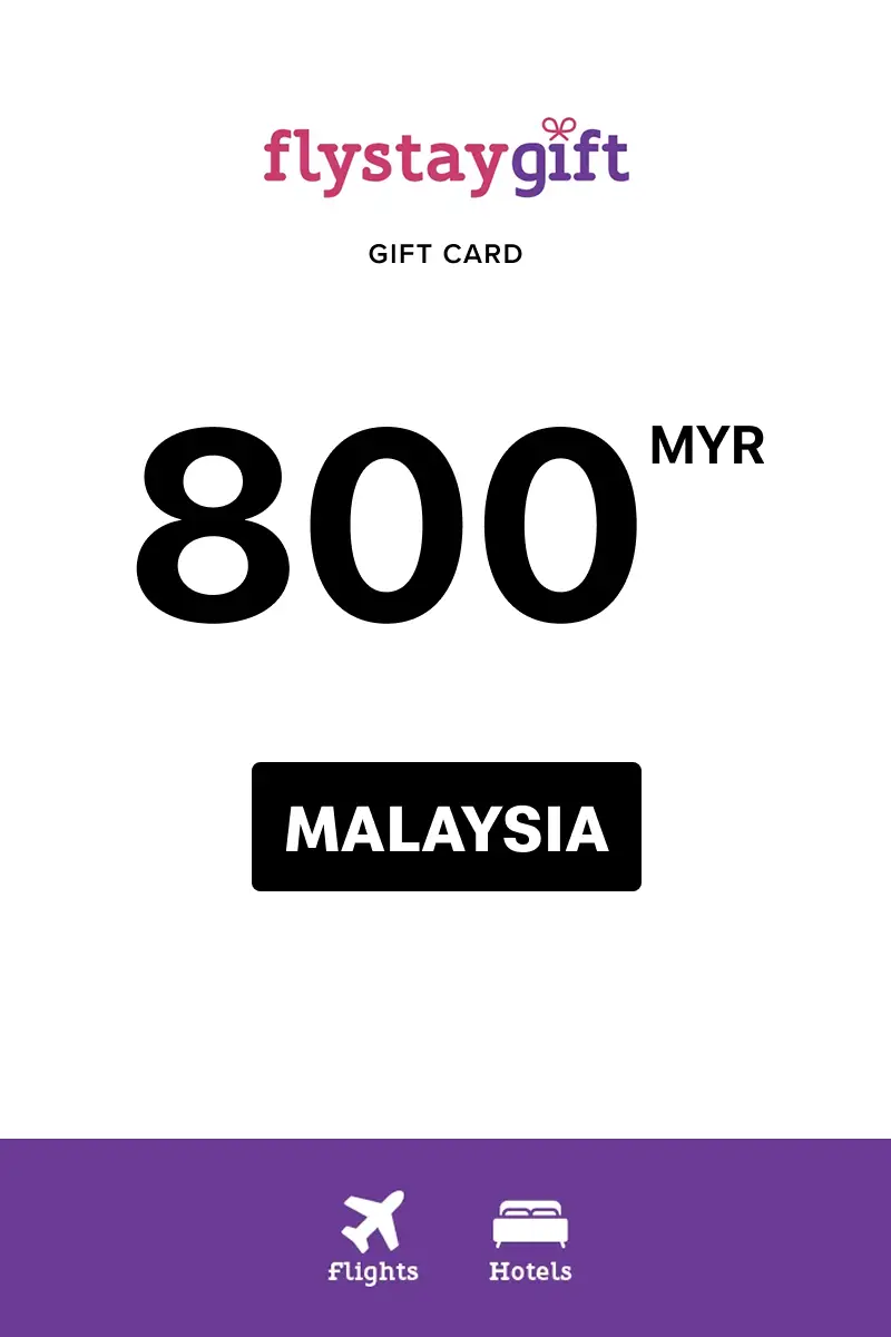 Flystay Gift 800 MYR Gift Card (Malaysia) - Digital Key