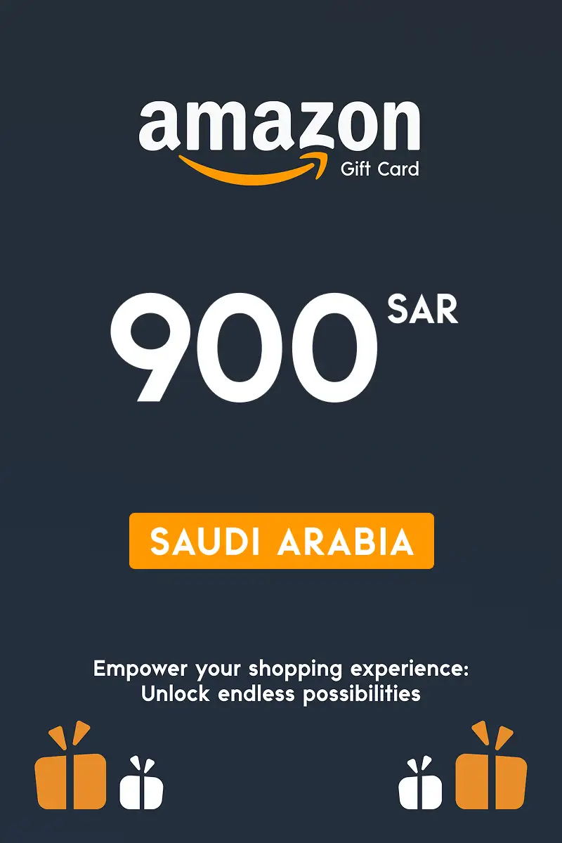 Amazon 900 SAR Gift Card (Saudi Arabia) - Digital Key