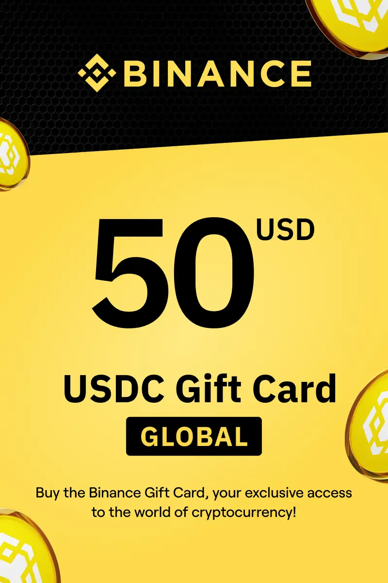 Binance (USDC) 50 USD Gift Card (Global) - Digital Key