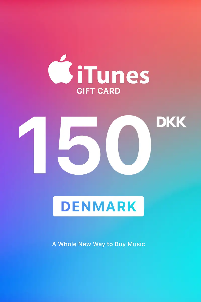 Apple iTunes 150 DKK Gift Card (Denmark) - Digital Key