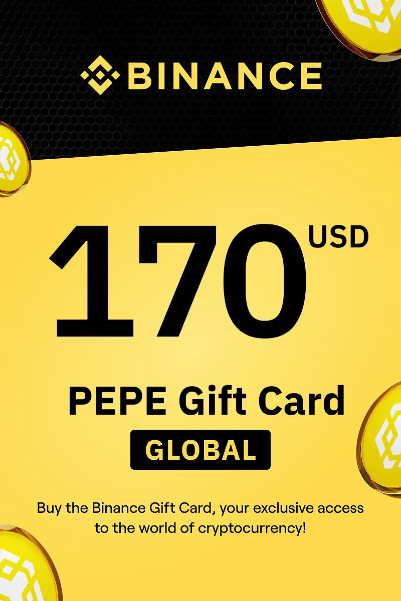 Binance (PEPE) 170 USD Gift Card (Global) - Digital Key